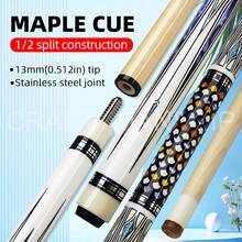 Pool Stick 58in Billiard Cue With 13mm Tip Hard Maple Pool Sticks For Adults White Decal Design 19~21oz For Pool Table Bar House - White - View 1