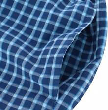 Mens 2 Pack Cotton Sleep Short,5 Inseam, Comfortable And Breathable, Assorted Colors - Galapagos Blue and Navy - View 3