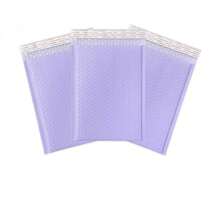 20 pezzi/set Buste imbottite di bolle di aria viola, buste imbottite in polietilene, imballaggio per piccole imprese, buste per spedizione, sacchetti per imballaggio, buste imbottite, buste per spedizioni, forniture per spedizioni, forniture scolastiche, ritorno a scuola