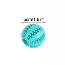 2 件小型/中型犬玩具、宠物食品分配玩具、橡胶咀嚼玩具、磨牙玩具、互动玩具 - 5 厘米防咬狗零食球分配器 - 适合狗狗智力，有助于缓解无聊、幼犬出牙和大脑刺激