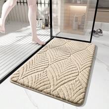 Geometrisches Muster Badezimmermatte Set, weicher rutschfester Duschvorleger aus Mikrofaser mit Toilettendeckelbezug, dick saugfähiger Plüschteppich für Schlafzimmer, Küche, Wohnzimmer Heimdekoration, perfektes Urlaubsgeschenk