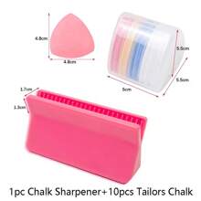 Taille-craie de tailleur, marqueurs de craie de tissu, accessoires de couture robustes et faciles à transporter pour la couture, l'artisanat, le patchwork