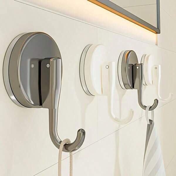 Strong Vacuum Suction Cup Hook, Kitchen And Bathroom Use, Adhesive Wall Hanger, No Drilling, Easy Installation, Load Bearing