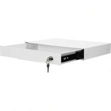 Under Desk Drawer Sliding Pull-Out Drawer, Drawer Storage Organizer For Standing Desks, Pull-Out Desk Drawer For Under Desk, Under Desk Drawer With Lock (White, 14"X10.6"X2") - trắng - Xem 7