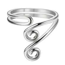 1 pieza/Set de 3 piezas Anillos de dedo ajustables para mujeres con piedras de CZ, cristales, flor y diseño de flecha abierta para joyas de pie de verano en la playa