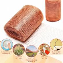 125mm*3 Meters Durable Copper Mesh Rodent/Snail/Slug Barrier Tape, For Wall Cracks, Holes, Plant & Seed Protection