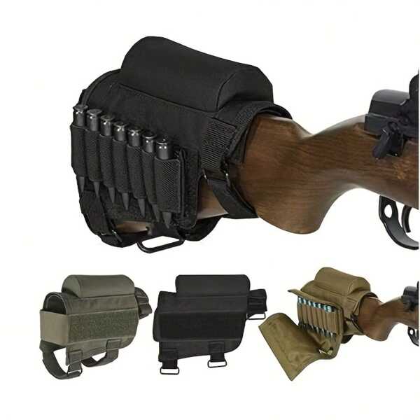 Taktische tragbare Aufbewahrungstasche für den Outdoor-Bereich, Kinnauflage-Tasche, zweiteiliger Gewehrschaft-Aufbewahrungsbeutel für Outdoor-Sportarten