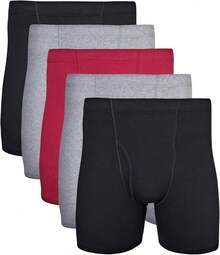 ¡RecomendadoGildan Paquete de bóxers con Cintura Cubierta, multipaquete Calzones Calzoncillo para Hombre¡Top de Temporada - Mezcla real (paquete de 10) - Ver 11