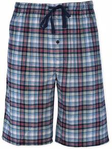 Mens 2 Pack Cotton Sleep Short,5 Inseam, Comfortable And Breathable, Assorted Colors - Red - View 10