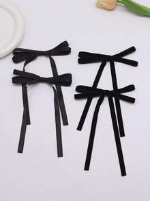 2 pezzi Fermagli per capelli a farfalla neri ed eleganti per donne, accessori per capelli alla moda e minimalisti, adatti per uso quotidiano, uscite, San Valentino, scuola. Mollette per capelli, barrette per capelli, accessori per capelli, accessori per la testa, accessori per capelli da donna. - nero - Visualizzare 14