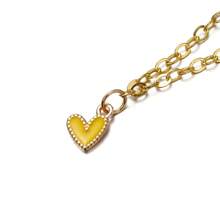 30 Piezas de Colgantes de Corazón de Metal Multicolor, Charms de Corazón Esmaltados de Aleación Miniatura para Hacer Collares, Pulseras, Manualidades DIY, Accesorios de Joyería, Suministros para el Día de los Enamorados