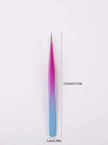 1pc Professional High-Quality Precise Stainless Steel Eyebrow Tweezers, Suitable For Facial Hair, Ingrown Hair And Fragment Removal, Eyelash Extension, Makeup Tool For Women And Men,Makeup,Cheap,Room Decor,Vanity,Travel,Bedroom,Makeup Accessories,Tweezers