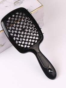 1 pièce/2 pièces Peigne creux, peigne large à dents creuses, peigne de massage du cuir chevelu pour hommes et femmes, convient pour démêler les cheveux mouillés et secs, peigne de massage du cuir chevelu creux, facile à tenir - convient pour les hommes et les femmes, peigne carré creux, peigne à grille populaire, peigne de massage bicolore, peigne démêlant pour coiffure volumineuse. Le produit aide à rendre les cheveux confortables et faciles à gérer (les différents lots de produits en plastique n'affectent pas l'utilisation ou l'apparence). - Multicolore - Voir 18