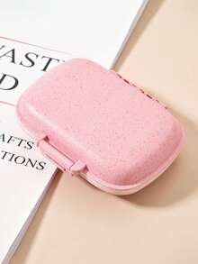 1 件/2 件 8 隔层药盒、便携式密封药盒、迷你便携式药丸收纳盒、防水防潮旅行药品收纳盒、分层小药盒、口袋药盒、钱包分配器维生素鱼油隔层容器药盒、药品收纳盒，适用于户外露营、徒步旅行、钓鱼、防潮、登山和旅行