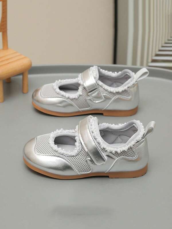 1 Pair 2025 New Spring/Autumn Soft Bottom Anti-Slip Wear-Resistant Girls Shoes