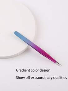 1pc Professional High-Quality Precise Stainless Steel Eyebrow Tweezers, Suitable For Facial Hair, Ingrown Hair And Fragment Removal, Eyelash Extension, Makeup Tool For Women And Men,Makeup,Cheap,Room Decor,Vanity,Travel,Bedroom,Makeup Accessories,Tweezers