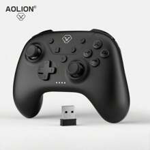 AOLION AOLION New Wireless Wake Up Function Controller Joystick Compatible With Switch/Lite/OLED Double Vibration Wireless Joystick Controller For Gamepad Turbo Function Compatible With Switch/PC/IOS/Android Multi-Platform Handle