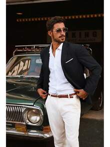 PJ  Mens Blazer Jackets Lightweight Casual Suits Stylish Sport Jacket For Men