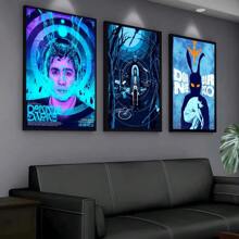 1pc/3PCS Wall Arts Posters Optional Frame Wall Decor,Room Decor Horro D-Donnie D-Darko Poster Wall Art Painting For Home Room Decoration Bedroom Wall Decor Canvas Waterproof Post