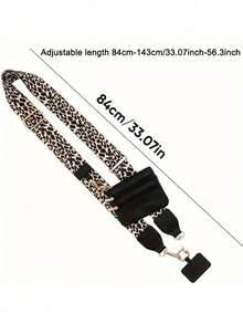 带拉链口袋的手机挂绳，手机挂绳，拯救女孩手机挂绳带钱包，防摔手机壳带拉链挂绳，钱包卡槽，可调节斜挎手机挂绳，斜挎包手机挂绳带肩带，肩背或腕背手机挂绳。送给母亲、家人、朋友的礼物，生日、节日手机挂饰，手机链 - 黑色 - 查看 4