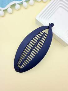Matte Solid Color Fish Tail Hair Clip, Elegant Vertical Ponytail Banana Hair Clip, Casual Hair Clips Claw Clips Hair Claws Hair Barrettes