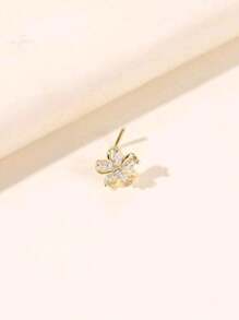1pc Fashion Delicate Cute Golden Flower Nose Ring/Piercing For Women, Everyday Wear Nose Accessory