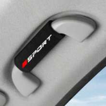 2Pcs Soft Velvet Car Roof Door Handle Protector, Car Armrest Cover, Fit For All Models