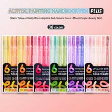 Languo 90 Colors Acrylic Gel Pens Set - 1.0mm Fine Tip For Drawing, Sketching & Art Journaling | Smooth Blending, Large Ink Capacity | Ideal For Artists, Beginners, School Supplies, Back To School