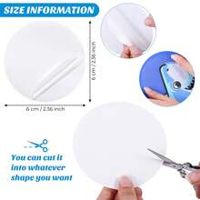 1/5/10Pcs Inflatable Repair Patch Kit For Bounce House, Pool, Tent, Canvas, Canopy, Pool Floats, Air Bed Mattress, Heavy Duty TPU Repair Patch, Waterproof - White - View 3