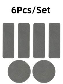 6/12 Pcs(6Pcs/Set)Shoe Heel Repair Patch Kit Self-Adhesive Inside Shoe Patches For Holes, Leather Heel Pads & Shoe Sole Repair – Home Shoe Maintenance Patches Shoe Accessories Shoe Crease Shoe Repair