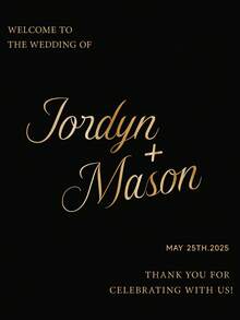 Customize A "Welcome To My Wedding" Wedding Decoration Crystal Transfer Sticker. Give Your Mirror A Unique Style. Customize Exclusive Groom And Bride Names And Wedding Dates. Decorate Personalized Crafts At The Wedding Venue. Bedroom Mirror Decoration. Wall Decoration, Celebration Decals,Wedding Signs For Reception - Gradient Gold - View 40