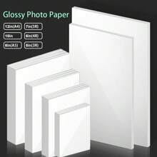 A3/A4 Glossy Photo Paper 5"/6"/7"/10" Inkjet Printing Photo Paper, Instant Film Photo Paper, A4 Inkjet Photo Paper, Printer Photo Paper, 5" Glossy Photo Paper, 6" RC Photo Paper, A4 20pcs/Pack, 5"/6" 100pcs/Pack,School Supplies,Back To School