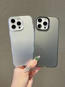 2 peças Capas de Telefone para Casais na Moda, Capas de Telefone Preto e Prata Antiderrapantes Coloridas Mate IMD Minimalistas, Capas de Telefone Duras com Moldura Semirrígida e Transparente, Capas Protetoras de Telefone, Compatível com Samsung, Compatível com iPhone 13, Compatível com iPhone 13 Pro Max, Compatível com Samsung Galaxy, Compatível com iPhone
