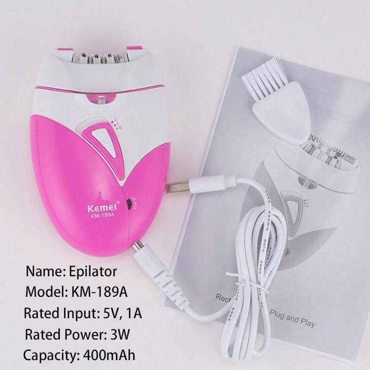 KemeiブランドKM-189A電気式脱毛器、女性用ヘアリムーバーマシン、ヘア