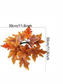 1pc Autumn Artificial Pillar Candles Rings,Fall Fake Leaves Small Wreath,Plastic Maple Leaf Candle Holders For Wedding Party Birthday Indoor Outdoor Garden Door Hanging Decor Halloween Table Centerpiece Back To School Supplies Thanksgiving Christmas Holiday Essentials Gift Home Decor Halloween Decor Room Decor