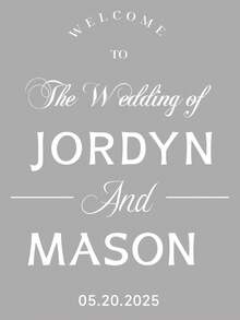 定制“欢迎参加我的婚礼”婚礼装饰水晶转印贴纸。为您的镜子增添独特风格。定制专属的新郎新娘姓名和婚礼日期。在婚礼场地装饰个性化工艺品。卧室镜子装饰。墙面装饰、庆典贴纸、婚宴婚礼标识 - 黑白金色 - 查看 54