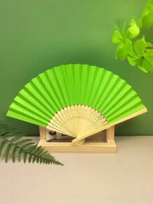 Abanico manual plegable de papel personalizado, portátil, suministros para fiestas y bodas. Abanico manual, regalo y decoración para bodas. Muy adecuado como regalo de fiesta y prop de fotos. Apropiado para decorar restaurantes, paredes, bodas, fiestas, duchas nupciales, fiestas de cumpleaños, despedidas de soltera, regalos de fiestas de boda.