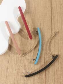 3 Stücke elegante, minimalistische bogenförmige Haarspangen, einteiliger Federklemm-Pferdeschwanz-Klammerclip, vielseitig & hochwertig, perfektes Geschenk zu Muttertag, Schulanfang, Thanksgiving, Weihnachten, Neujahr, Valentinstag