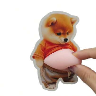Bộ 1/2/5 miếng dán 3D hình chú chó Corgi dễ thương Bộ sưu tập miếng dán trang trí