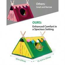 New Product Launch Guinea Pig Hideout Small Animal Houses And Habitats Guinea Pig Tent Tunnel Cages For Guinea Pigs Hamster Rats Bunny And Other Small Animals Guinea Pig Cages Accessories Tube Toys