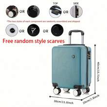 14 英寸手提行李箱拉杆箱，20*30*40 紧凑型旅行行李箱，轻巧便携
