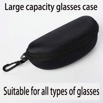 1/2/3 piezas Estuche duro de EVA actualizado, con cremallera portátil, estuche protector de gafas para mujeres y hombres, estuche de gafas de sol, accesorios con paño de microfibra independiente, adecuado para deportes al aire libre, ciclismo, senderismo, viajes de verano, gran regalo para cumpleaños, fiestas