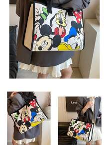 1PC  Tote Bag Donald Duck Shoulder Bag Large Size Large Shoulder Bag Women's Tote Bag  Donald Duck Style