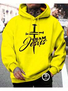 Unisex Sweatshirt Cold Weather Blouse Men's And Women's Sweatshirt With Hood And Pocket Casual Fashion Streetwear Flannel - 深灰色 - 查看 9