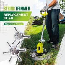 Universal Steel Wire Trimmer Head Replacement – Heavy-Duty  Brush Cutter Attachment For Electric & Cordless String Trimmers, Fits 5mm Shaft, Ideal For Grass, Moss & Rust Removal