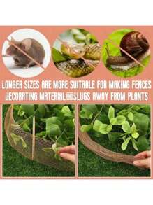 125mm*3 Meters Durable Copper Mesh Rodent/Snail/Slug Barrier Tape, For Wall Cracks, Holes, Plant & Seed Protection