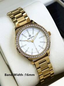 Pablo Raez 1 Stück 18K Gold Schmuck Damen Strandzubehör Uhr Edelstahl Sommer Vintage Uhr Kein Verblassen Silber Hochwertige Damen Uhr Luxus Kleid Uhr IPS Beschichtung Elegant Marken Neu Uhr Prachtvoll Design Quarz Uhr Mode Weißes Zifferblatt Hochwertig Damen Beliebte Quadratische Uhr