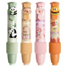 1 Piece Of Cartoon Capybara Press Eraser, Student Correction Tool, Children's Non-Leaving Eraser, School Office Supplies, Gift, Creative Stationery, School Supplies, Back To School
