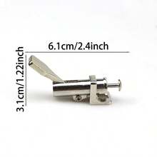 1pc Newly Designed Quick Change Presser Foot Adaptor SY-149, Easy Presser Foot Switching Tool For Sewing Machine, Effortless Changing Without Hand Fatigue - Silver - View 3