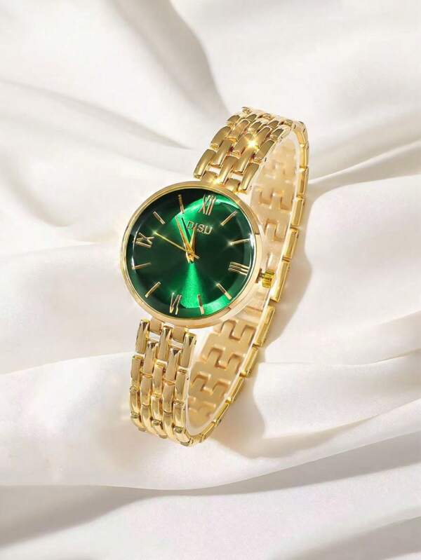 1pc Women Fashion Minimalist Classic Versatile Quartz Bracelet Watch, Suitable For Daily Wear